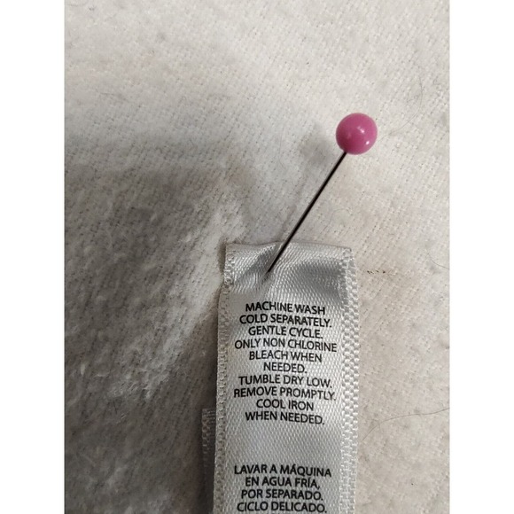 Flora Nikrooz pullover shirt with lace on sleeves Grey pajama top ONLY Size L - Picture 7 of 10